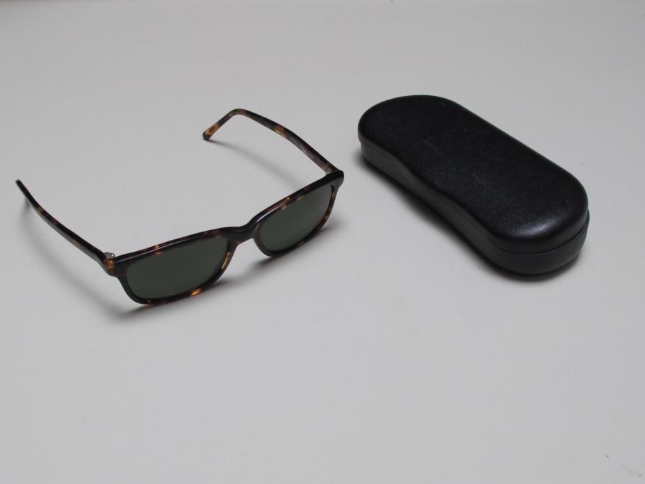 Vintage Nikon Tortoise Polarized Glass Sunglasses, VT5855-1 55581, Case, Japan