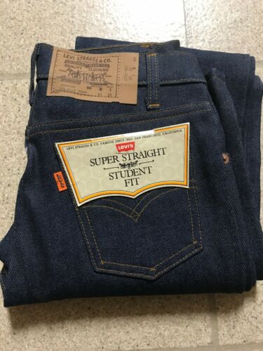 Vintage Levi's, 26-28, 705-0217, 1980’s, Student cut,Orange Tag, Made In USA.