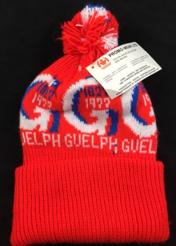 New Old Stock Guelph Ontario Canada 1977 Toque Winter Hat NWT Sesquicentennial