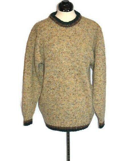 vintage wool sweater from Ireland James River Traders Medium Unisex heavy warm