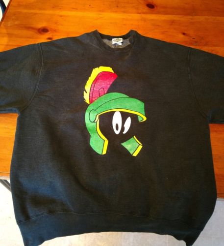 VTG 1991 MARVIN the MARTIAN SWEATSHIRT XL ACME CO