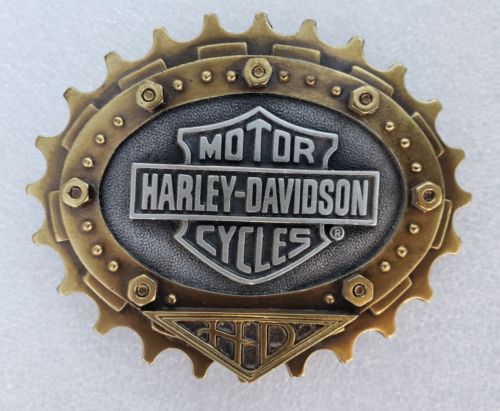 Vintage 1993 HARLEY DAVIDSON HD MOTORCYCLE / CHOPPER Belt Buckle  U.S.A.
