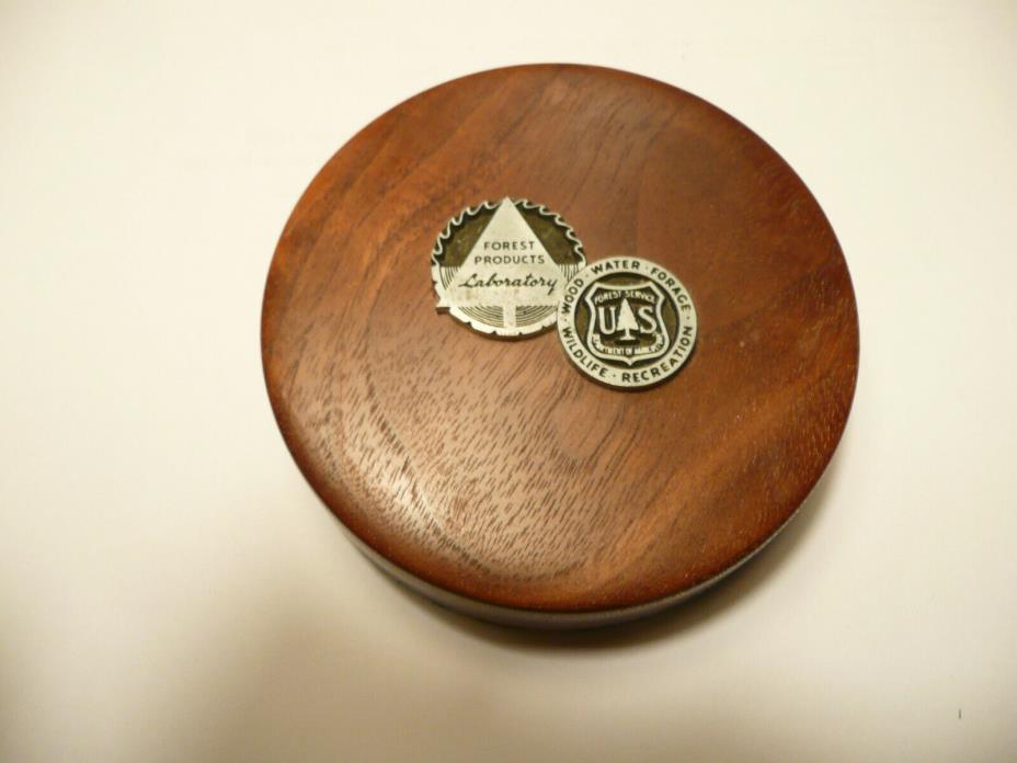 USFS Forest Products Laboratory Madison Wisconsin Hardwood Paperweight