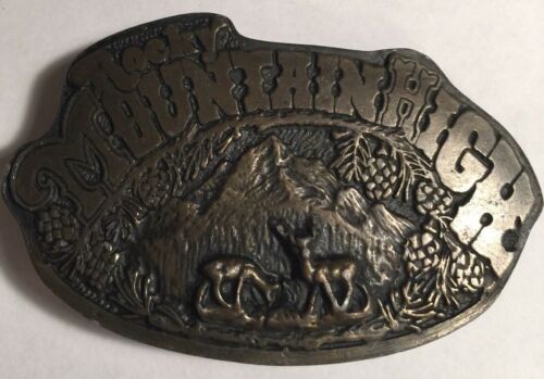 ROCKY MOUNTAIN HIGH BELT BUCKLE HEAVY DUTY