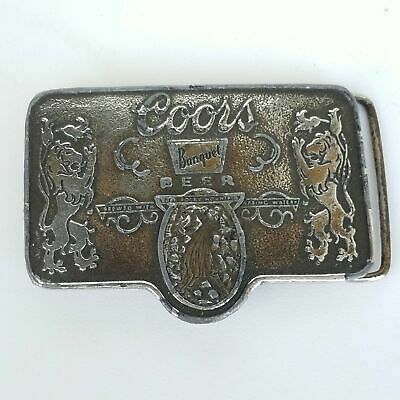 Coors Banquet Beer Belt Buckle by Adolph Coors Co.