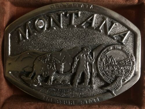 Limited Edition #207 of Only 500 Issued 1982 Montana Belt Buckle. Never Used.