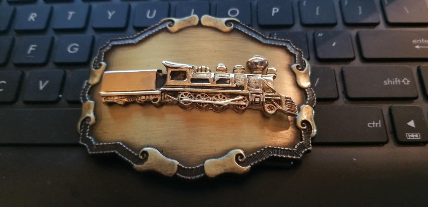 Belt Buckle Steam Engine Train by Raintree belt buckle and Jewelry Brass