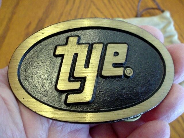 “Tye” Belt Buckle – Solid Brass – 1987 Limited Edition – Provo Utah