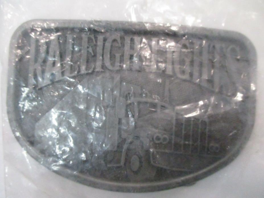 Raleigh Lights -  Pewter Belt Buckle - Big Rig Tractor Trailer