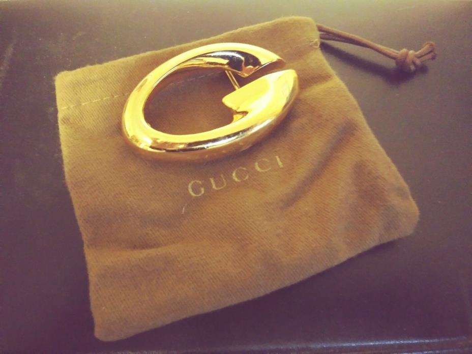 VINTAGE AUTHENTIC GUCCI BELT BUCKLE WITH SATCHEL #5