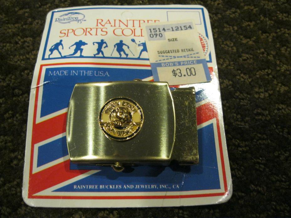 NOS Brand Vintage Raintree Sports Belt Buckle Penn State Univ Nittany Lions B