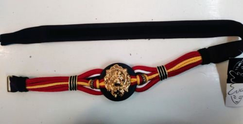 Vintage Lion Head Belt L/XL