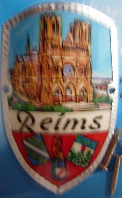 France Reims new badge mount stocknagel hiking medallion G9740