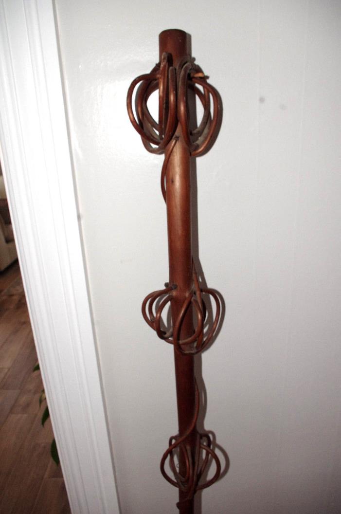 GREAT OLD / ANTIQUE PRIMITIVE FOLK ART CANE / WALKING STICK - UNIQUE