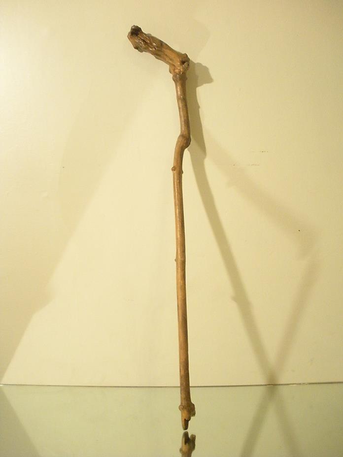 Vintage Wood Burl Walking Stick Cane Irish Shillelagh
