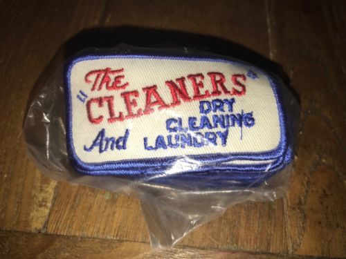 NEW IN PACKAGE Lot Of 15 Vintage Cleaners Laundry Dry Cleaning Uniform Patches
