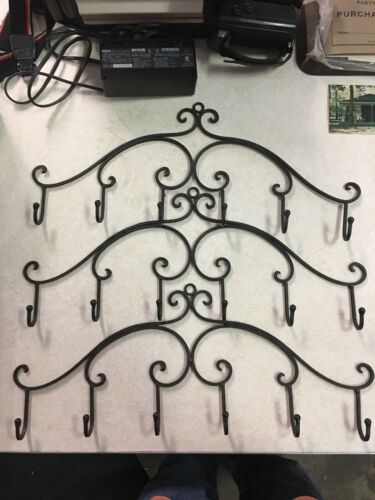 Lot 3 Vintage Antique-Style Metal Coat Hangers