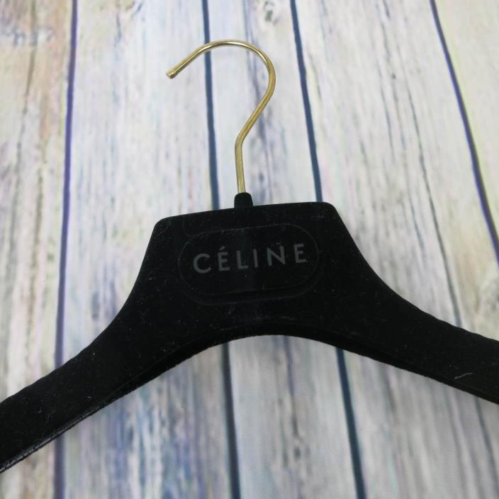 Celine Designer Hanger Black Velvet 15