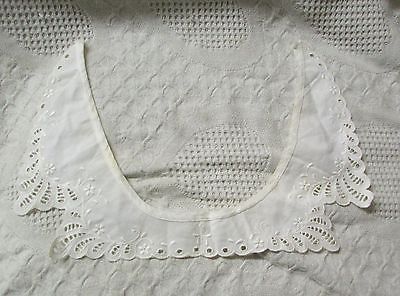 Vintage White Fashion Collar, Estate Find,