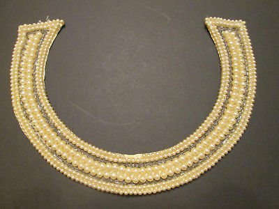 Vintage 1950 Faux Pearl Collar lot 2
