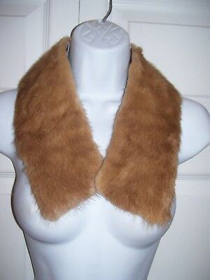 Vintage Mink Collar  Apparel Accessory for Sweater Coat or Jacket Pre-Owned