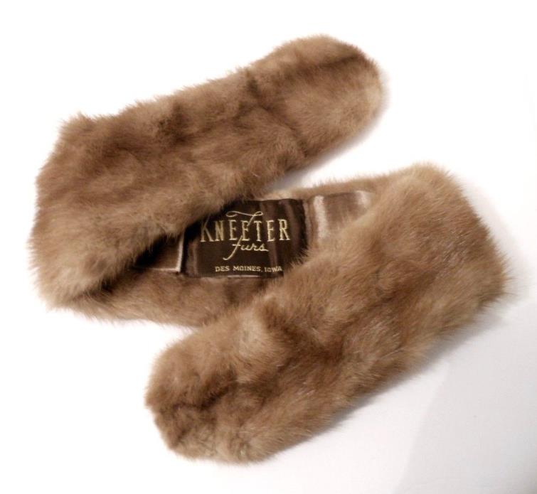 Vtg Genuine Real Mink Fur 30