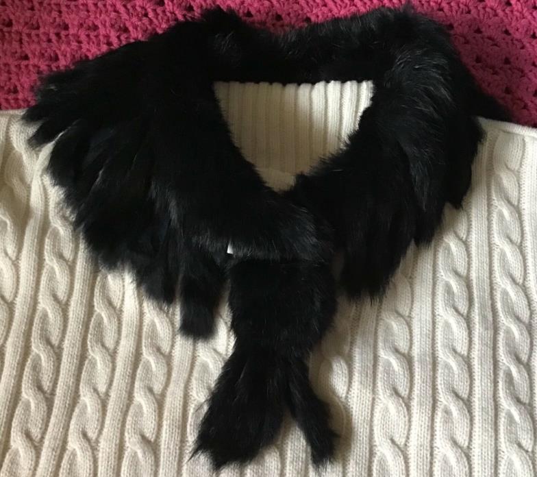 Vintage Soft Rabbits Fur Neck Collar