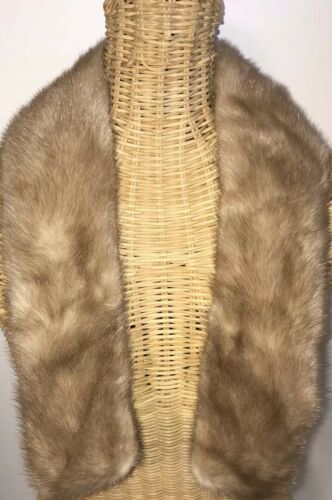 Real Vintage Fur Collar Brown 36
