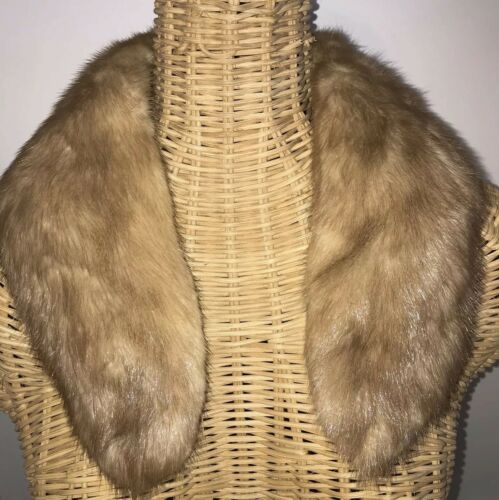 Real Vintage Fur Collar Brown 28
