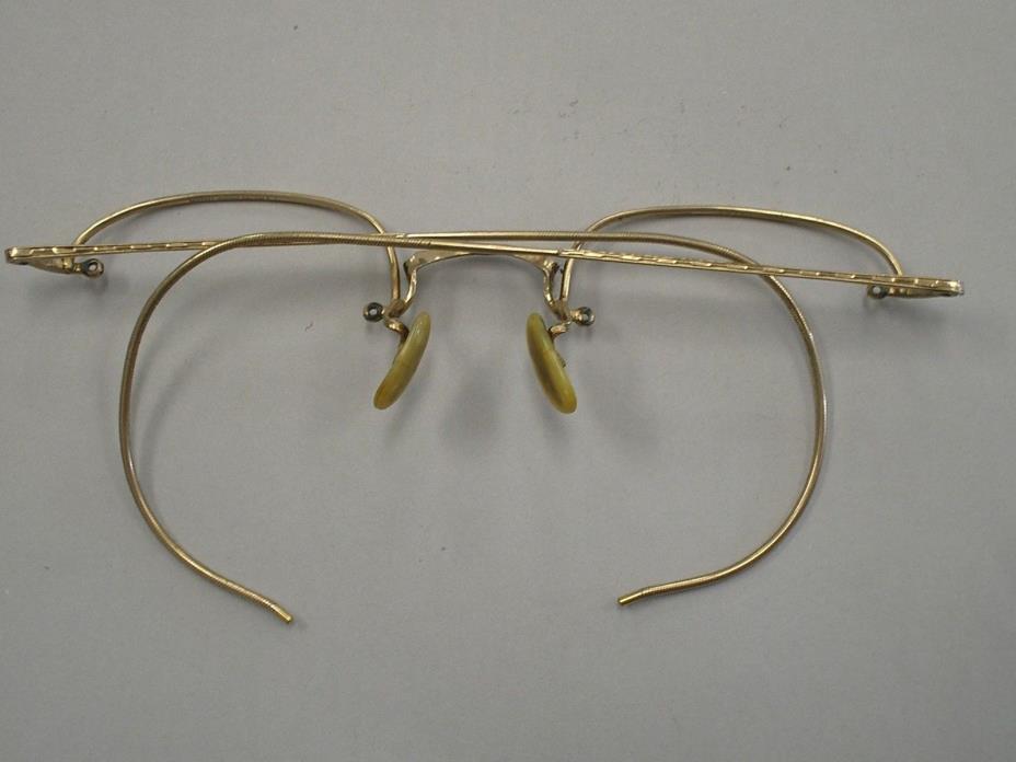 Vintage Eyeglass Frames 12K Gold Filled Plus 2 Bows Also 12K GF