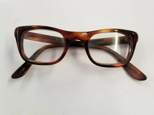 VINTAGE BAUSCH AND LOMB WOMENS BIFOCAL GLASSES NICE FRAMES FUNKY OLD RARE