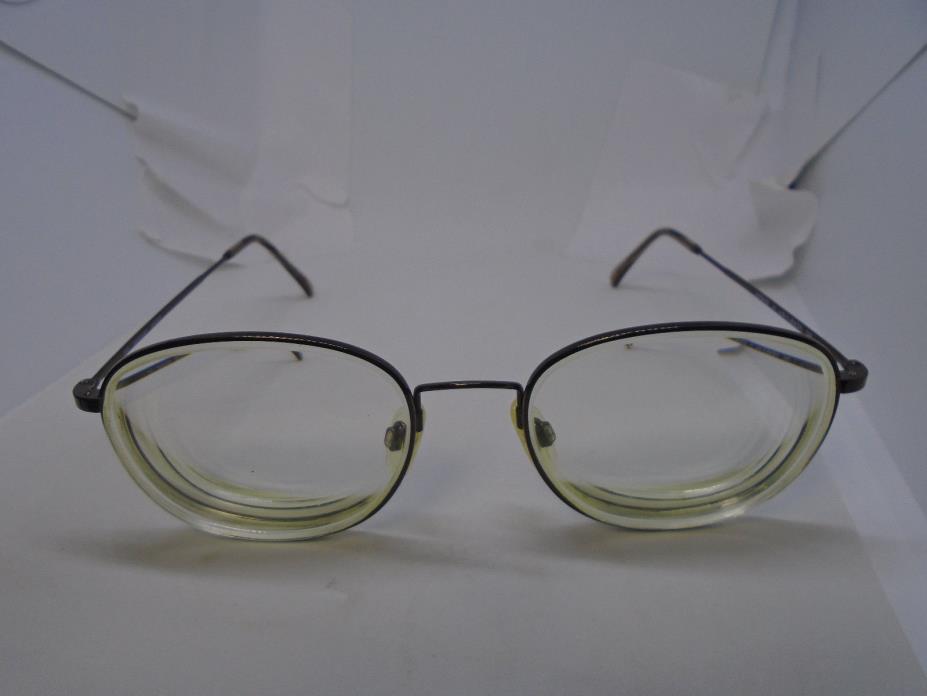 Marchon Mens Eyeglasses Autoflex 41 with Flexon Brown 56-17-145 Vintage Japan