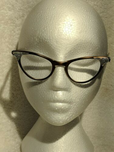 True Vintage Artcraft Aluminum Cateye Eyeglasses frames 4 1/4-5 1/2