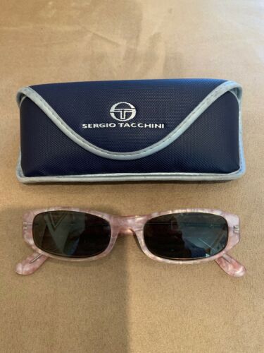 Sergio Tacchini Women's Sunglasses-Pink Enamel Frames And Case