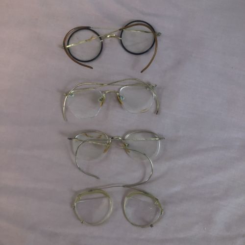 Vintage 12K GF Gold Filled Lot Wire Rims Round/Octagon  Spectacles Glasses