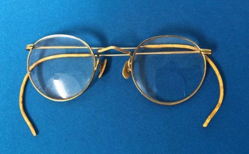 Vintage Hi-Bo Hibo 1/10 12k COC Wire Rim Eyeglasses Bifocals Frames (1V)