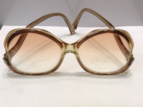 VTG GIVENCHY X WOMENS PRESCRIPTION BIFOCAL GLASSES BROWN PLASTIC FRAMES RETRO