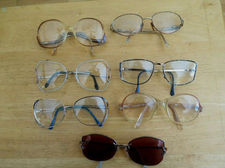 Vintage Eye Glasses with 4 vintage cases