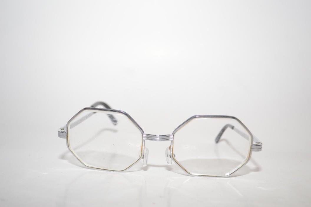 Vintage Cottet Hexagonal Eyeglasses Frames 50[]18-137MM 20/000 14K France