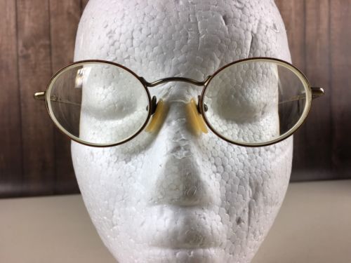 Polo Vintage Round Metal Frame Glasses 48/22 8-4 CE Ralph Lauren Retro Classic