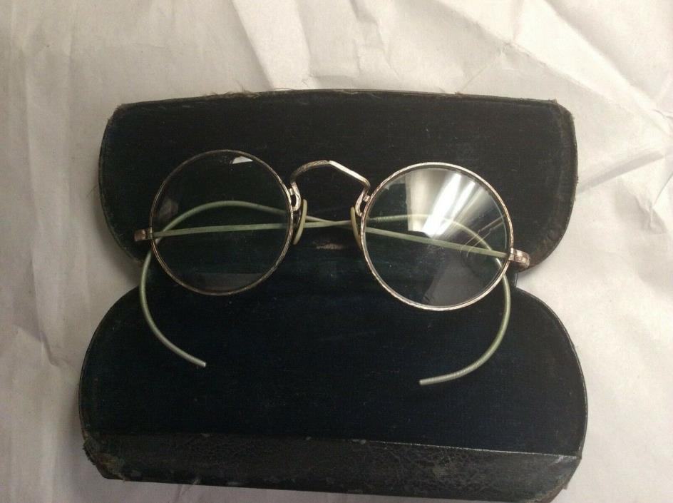 Vintage 1/10 12K Wire Rimmed Round Glasses