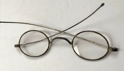 Victorian Antique French Reading Readers Wire Rim France Optical Eye Glass
