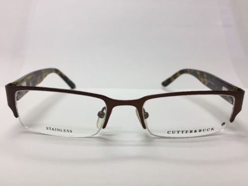 Cutter & Buck NEW Riviera Eyeglasses, Great brown/bronze tortoise design
