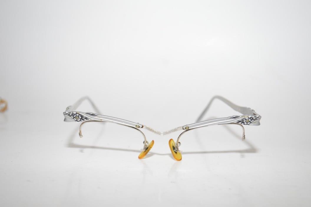 Vintage Bausch + Lomb Cateye Browline Eyeglasses Frames 1/10 12K Gold-Filled