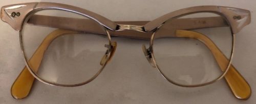 Vintage Cat Eye Frames 12k Gold Filled US Optics Retro Glam True Vintage 5 3/4