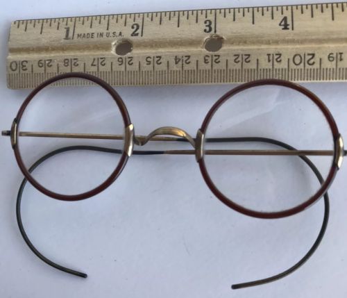 Antique Eye Glasses Children's Spectacles Harry Potter Round Lens