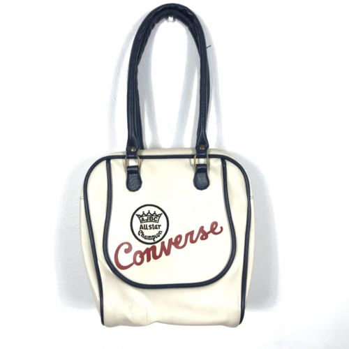 Vintage Converse AllStar original Handbag Ivory Spell Out bag