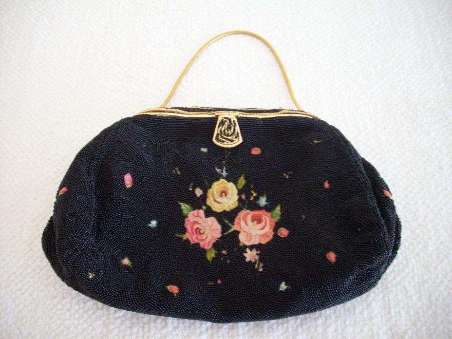Vintage Beaded Purse by Oberon