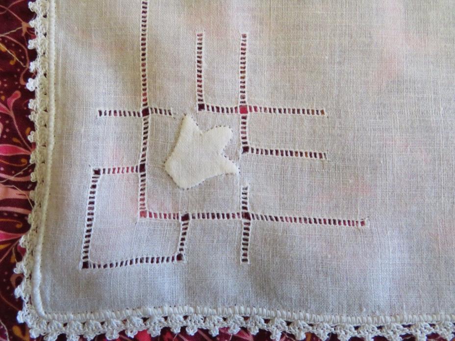 219 Vintage Antique Beautiful Handkerchief  Wedding Bridal Hanky Hankie