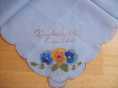 Vintage Ladies' Canada Souvenir Handkerchief